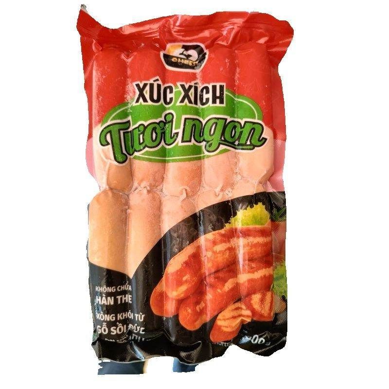 Xúc xích xông khói gỗ sồi đức bọc 10 cây 500g (GIAO HCM)