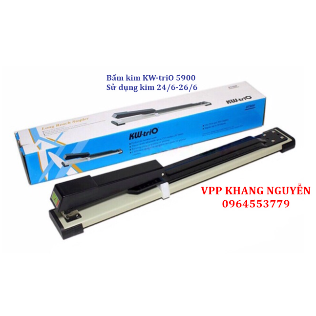 Máy bấm kim no.3 cán dài kw-trio 5900
