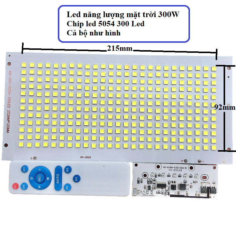 Chip led 5054 3,2V thay cho đèn năng lượng mặt trời