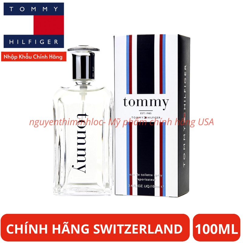 Nước Hoa Nam TOMMY HILFIGER nắp bạc - Tommy Boy EDT 100ml Cam Kết Chính Hãng Thụy Sĩ