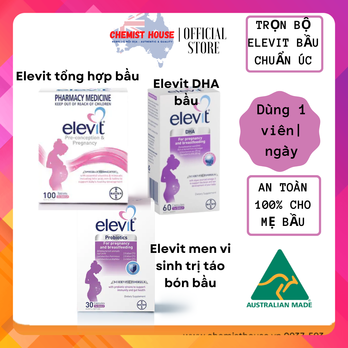 Elevit Man Elevit giá rẻ Tháng 12,2023|BigGo Việt Nam