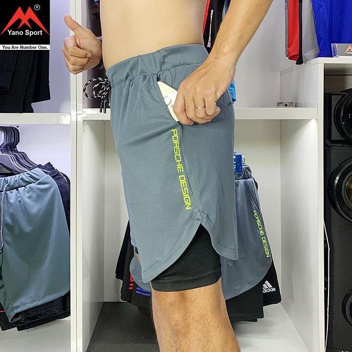 Quần short thể thao nam Porche Design - Key Sport chuyên đồ tập thể thao Gym, Yoga, chạy bộ,.