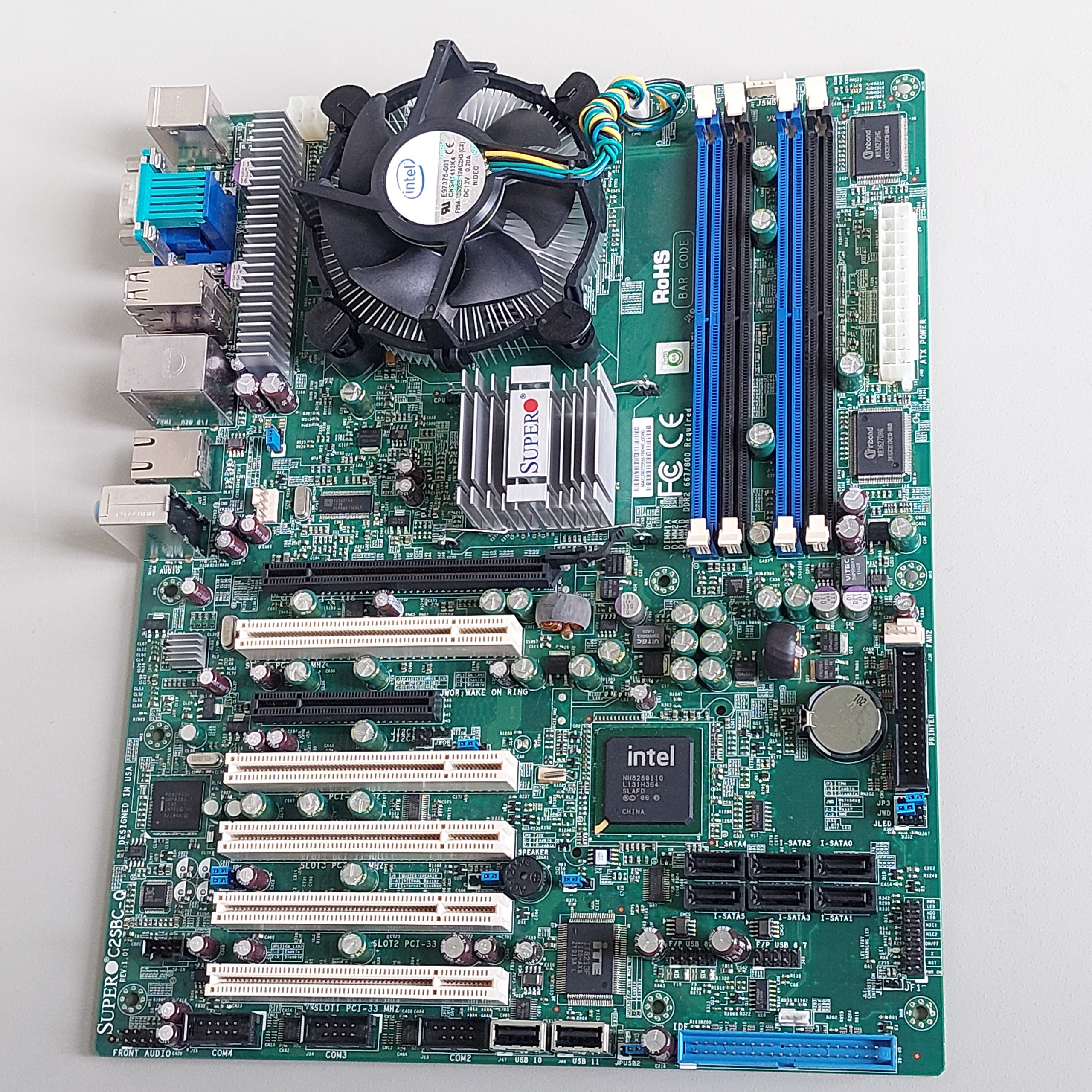 Main Supermicro C2SBC-Q, Bo mạch chủ công nghiệp Socket LGA775 - Intel Q35  Express 