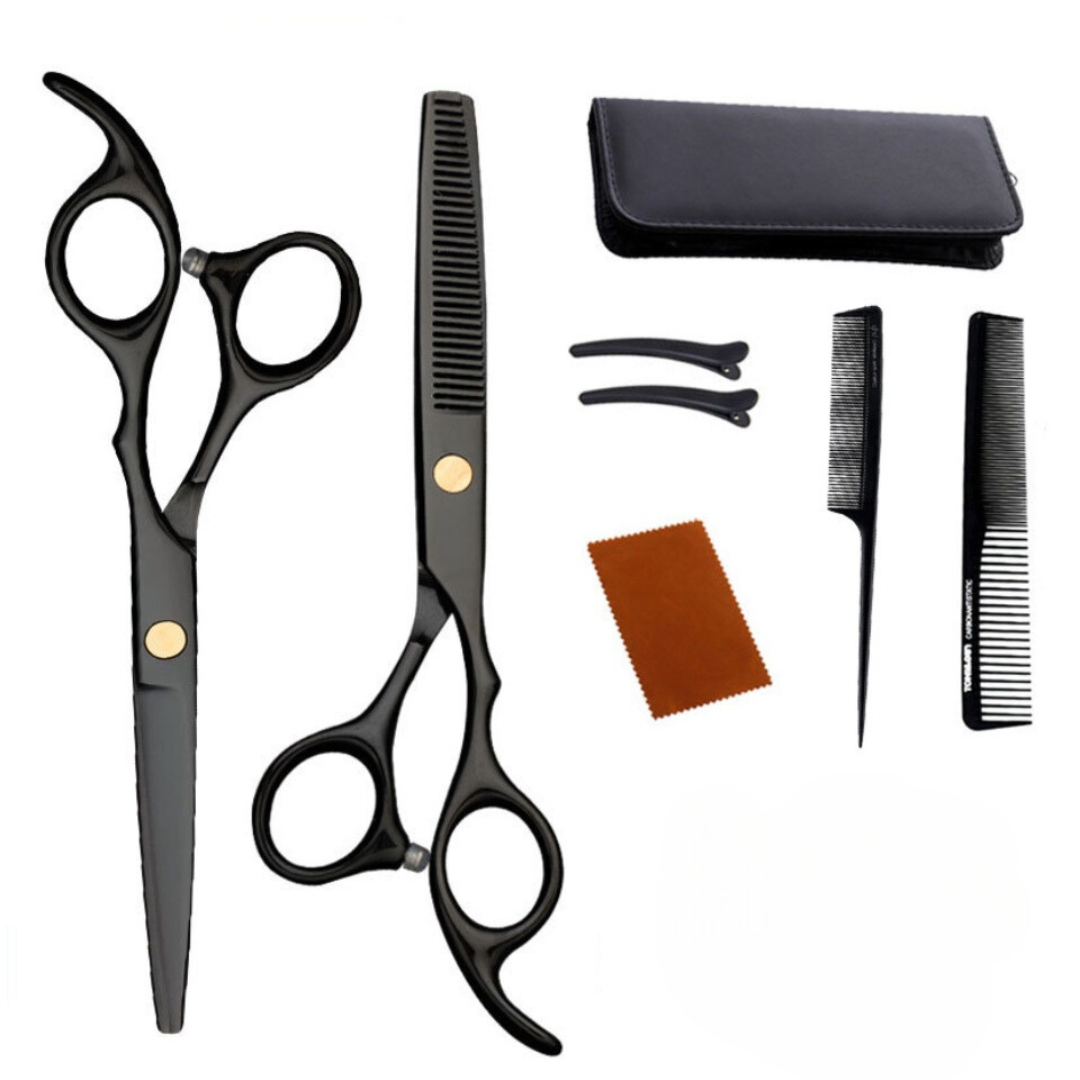 Kéo Cắt Tỉa Tóc Giá Rẻ, Bộ Đôi Kéo Cắt Tỉa Chuyên Dụng Kèm 8 Phụ Kiện, cắt tóc mullet nam - Top 5 Mẫu Kéo Hàng Xịn Bán Chạy Nhất Năm 2021