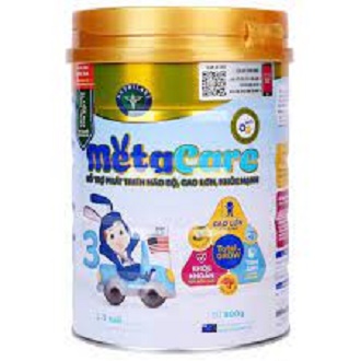 {Mẫu mới}Sữa bột Meta care số 3(900g) - date luôn mới.