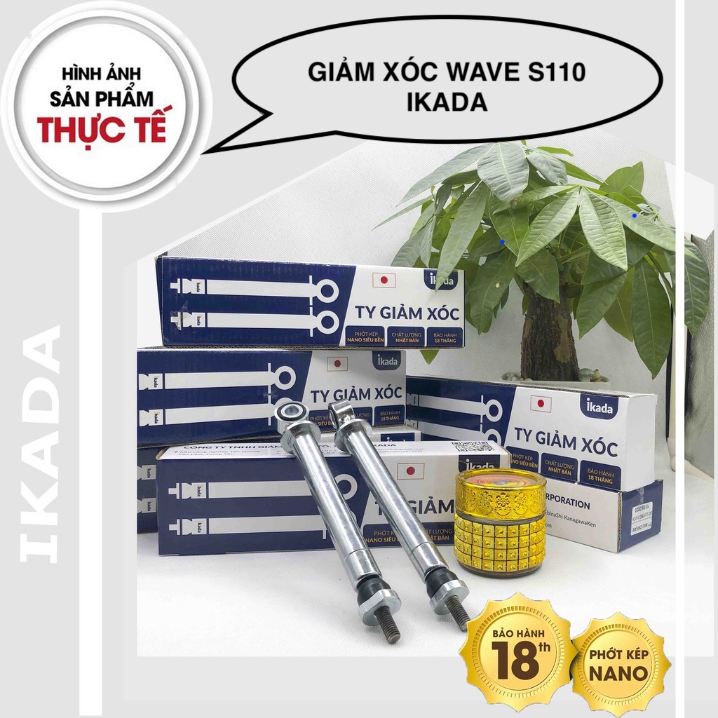 Ty giảm xóc sau xe máy wave s110 cao cấp đi êm, bộ bền cao