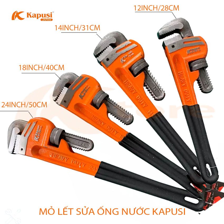 Tổng hợp các mẫu mỏ lết sửa ống nước kapusi japan - mỏ lết răng - kìm nước tiêu chuẩn nhật bản - kìm cá sấu