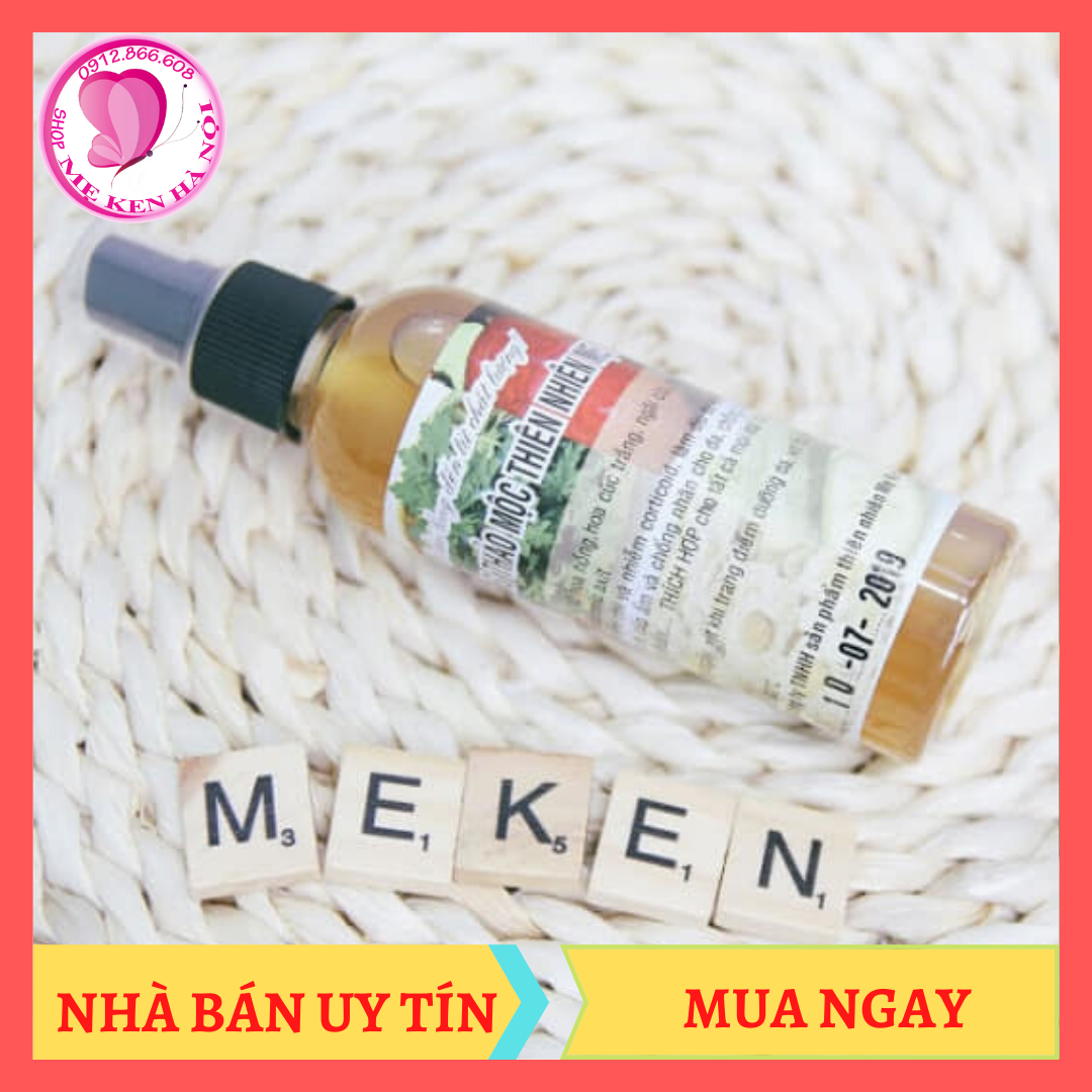 Xịt khoáng thảo mộc thiên nhiên Mẹ Ken 100ml