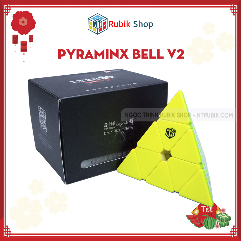 [Siêu Phẩm] Rubik QiYi Pyraminx X-man Bell Stickerless