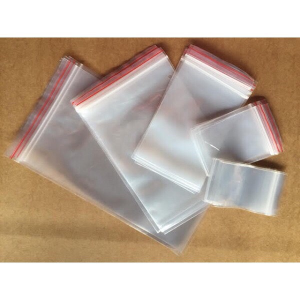 1kg túi zipper chỉ đỏ