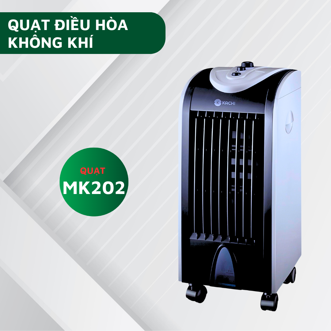 Quạt điều hòa kachi mk-202 quạt làm mát không khí, siêu tiết kiệm điện năng
