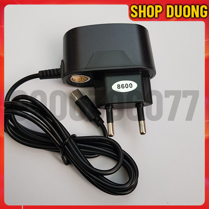 Sạc chân dẹp sạc chân dẹt điện thoại nokia hiệu hammer 8600 - shop dương