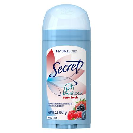 Lăn Khử Mùi Secret Invisible Solid Ph Blanced 73g # Berry Fresh