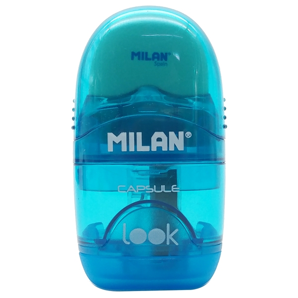 Gôm + Chuốt Chì Milan Capsule Lock 4712116 - Màu Xanh