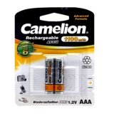 Bộ 2 pin sạc camelion 1100mah 1,2v aaa tigđ139