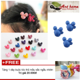 Bộ 3 kẹp tóc micky ktah7 + tặng dây buộc tóc sắc màu