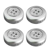 Bộ 4 đèn led dán tường 3 bóng