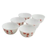 Bộ 6 chén cơm 11.5cm thủy tinh ngọc la opala diva 30012-6cp
