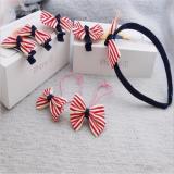 Bộ bờm nơ, kẹp, dây buộc tóc 7 món handmade