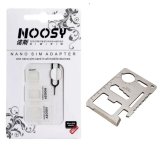 Bộ chuyển đổi Micro và nano sim thành sim thường 3 in 1 + Tặng 1 miếng thép đa năng
