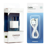 Bộ cốc và cáp sạc Pisen cho Iphone 5 và Iphone 6 (trắng)