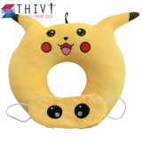 Bộ gối chữ u và bịt mắt tạo hình pokermon go 06 - thivi