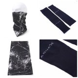 Bộ khăn đa năng và găng tay Aqua chống nắng UV đi phượt (Đen)
