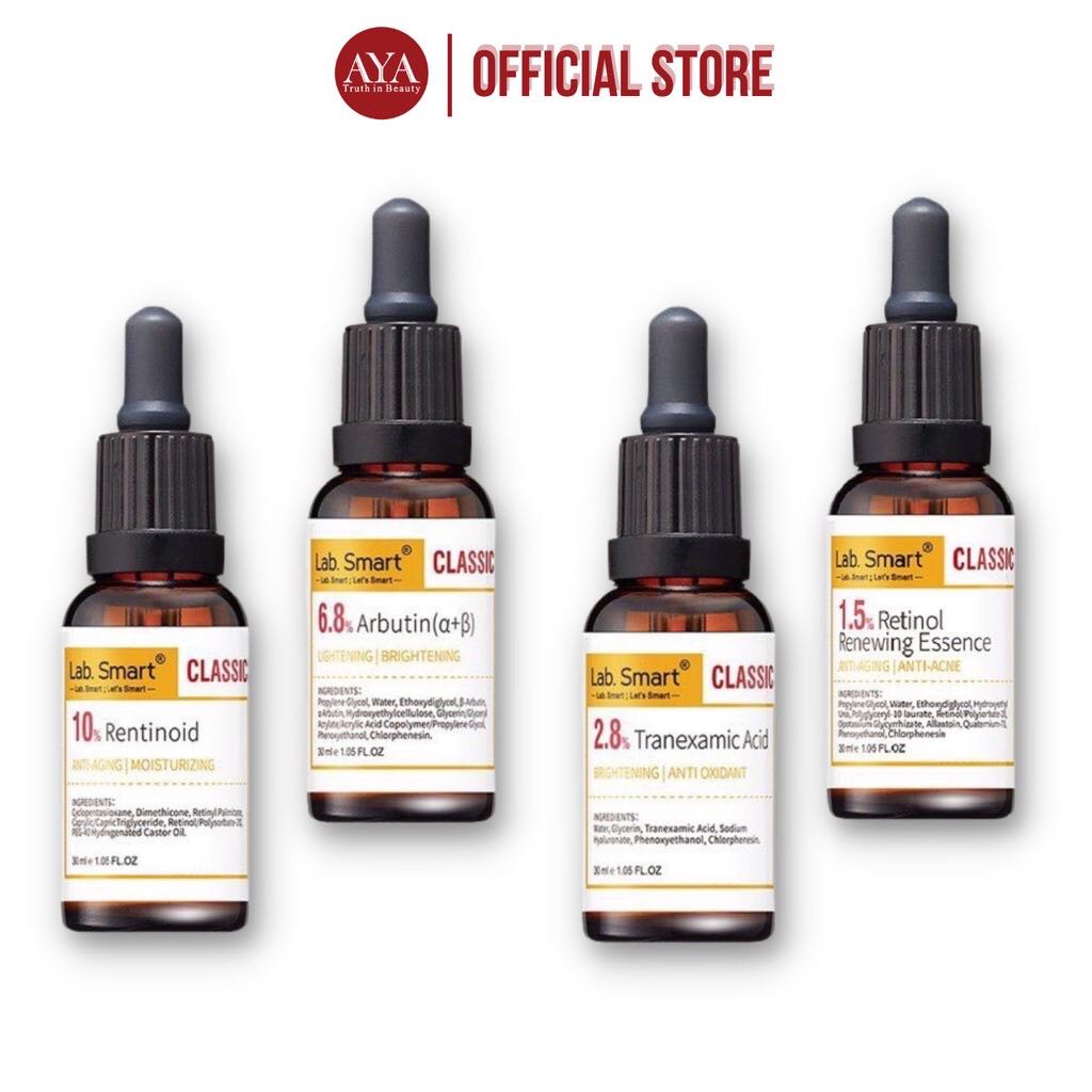 Serum dr.hsieh lab smart 10% rentinoid / 2.8% tranexamic acid / 6.8% arbutin / 1.5% retinol 30ml đài loan