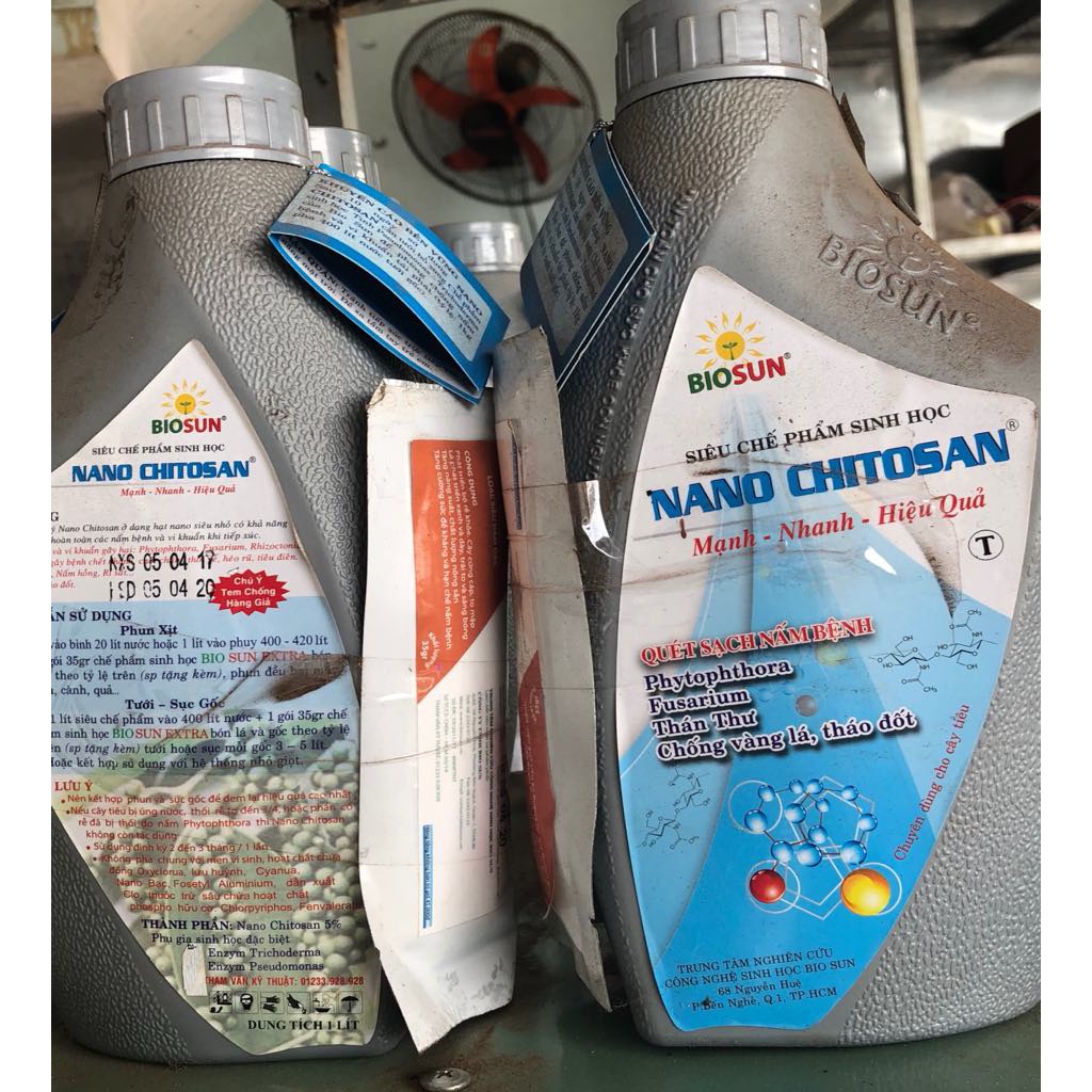 Chế phẩm sinh học Nano Chitosan, chất lượng đảm bảo an toàn đến sức khỏe người sử dụng, cam kết hàng đúng mô tả