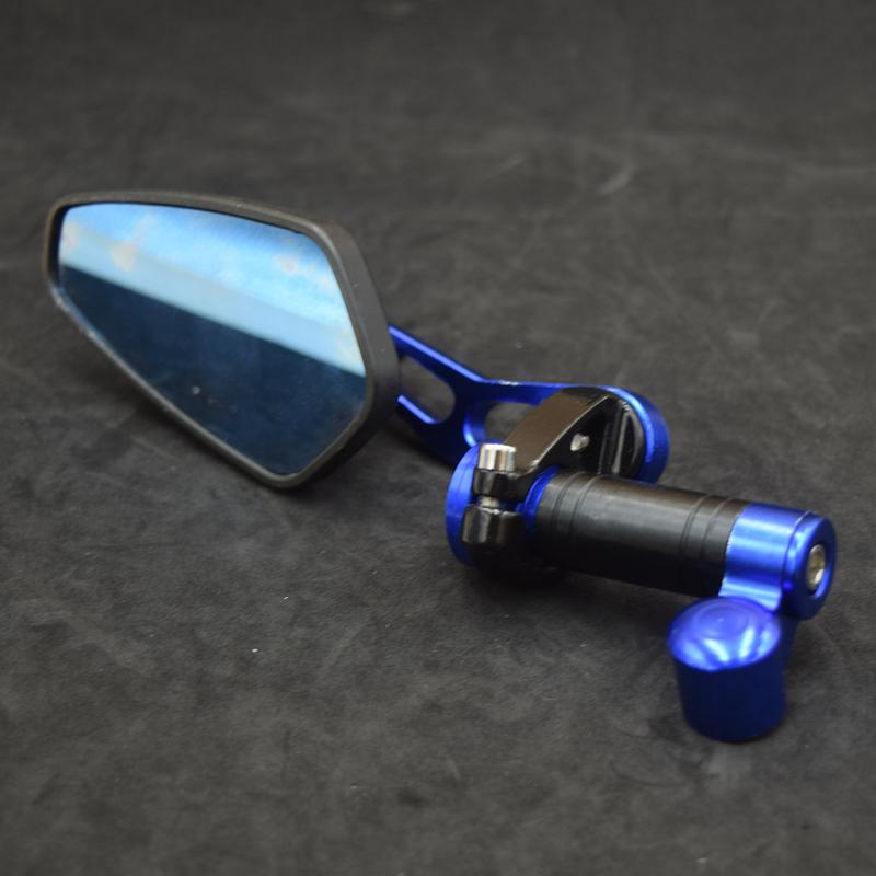 Kiếng kiểu lá gù gắn chân kiếng cho xe máy (MÀU ĐEN XANH)