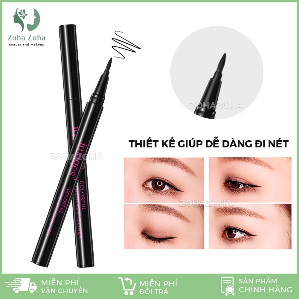 Bút Dạ Kẻ Mắt Siêu Mảnh IMAGES Kẻ Viền Mắt Bút Lông Kẻ Mắt Kẻ Mắt Nước nội địa Trung ZH-KM-M02