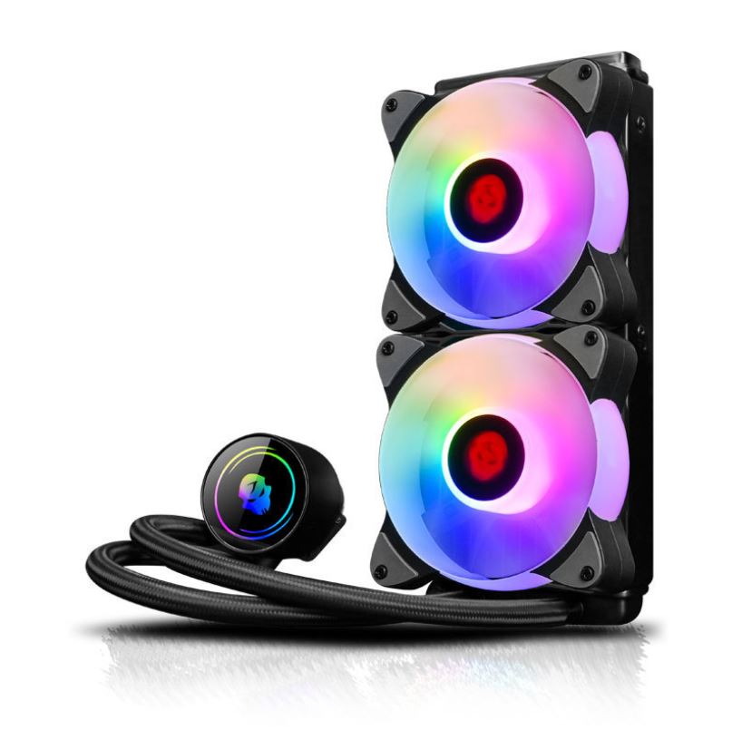 Tản Nhiệt Nước All in One Coolmoon 240 UFO - 01 Led RGB-Hỗ Trợ All CPU