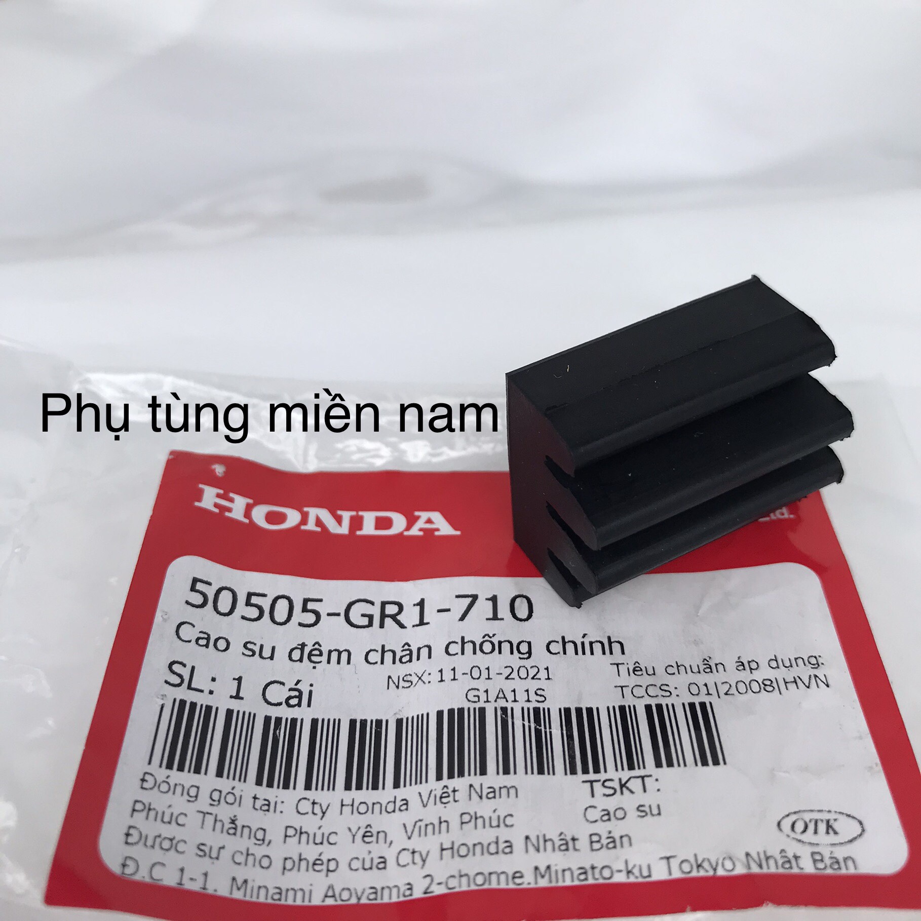 Cao su chân chống đứng SH Việt, LEAD, SHMODE, PCX, AB AIR BLADE 2020-2021, VARIO, CLICK THÁI