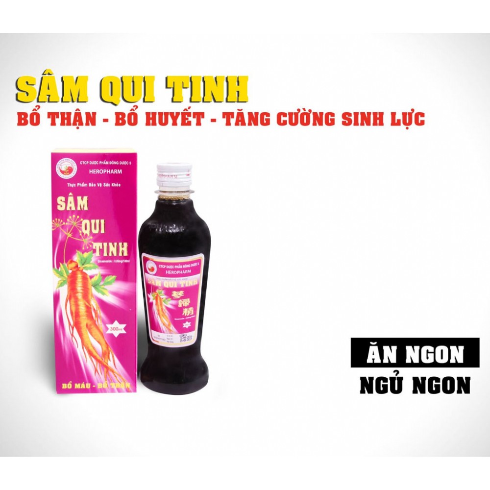 Sâm quy tinh - hỗ trợ tăng cường sức khỏe