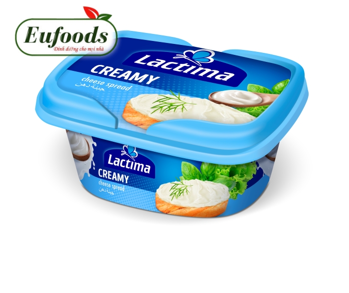 Date 12/2024 phô mai phết lactima creamy ba lan 150g
