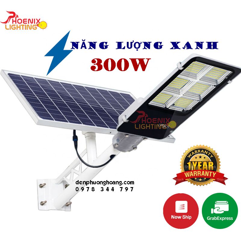 Đèn đường năng lượng mặt trời solar 200w-300w