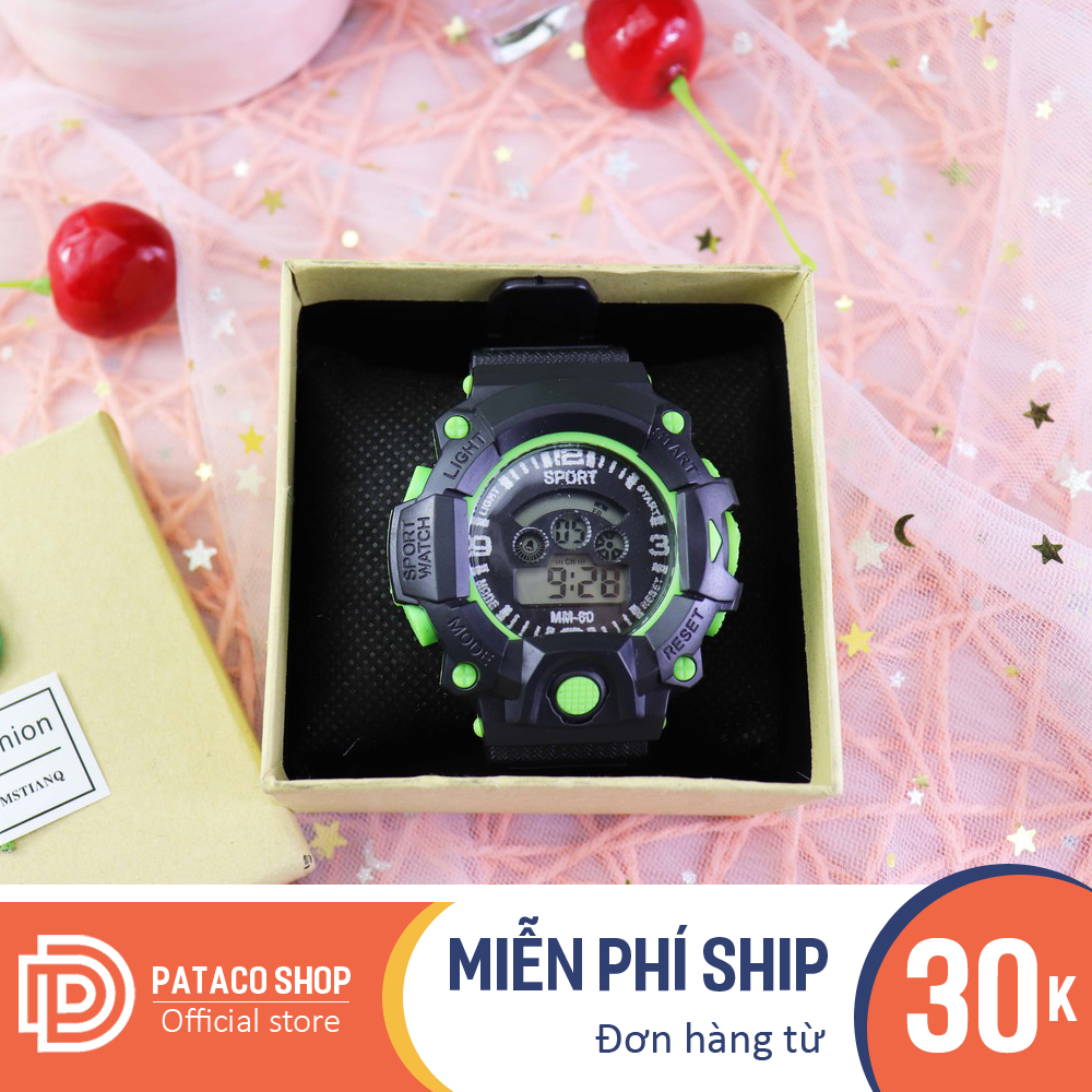 Đồng hồ điện tử nam nữ SPORT A141 đèn Led nhiều màu cực đẹp dây cao su bền bỉ phong cách thể thao cá tính