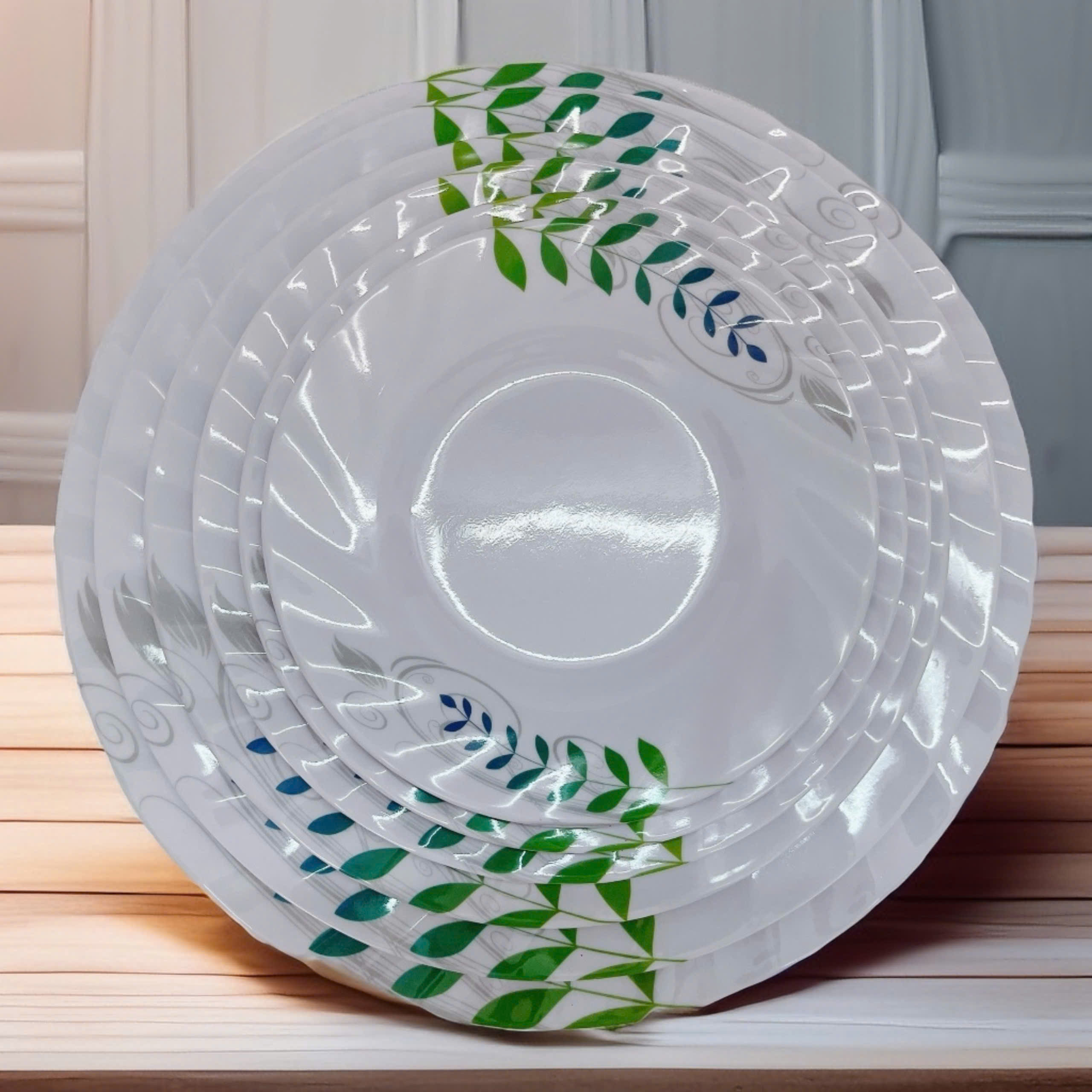 Dĩa 7 cạn xoắn melamine 2107
