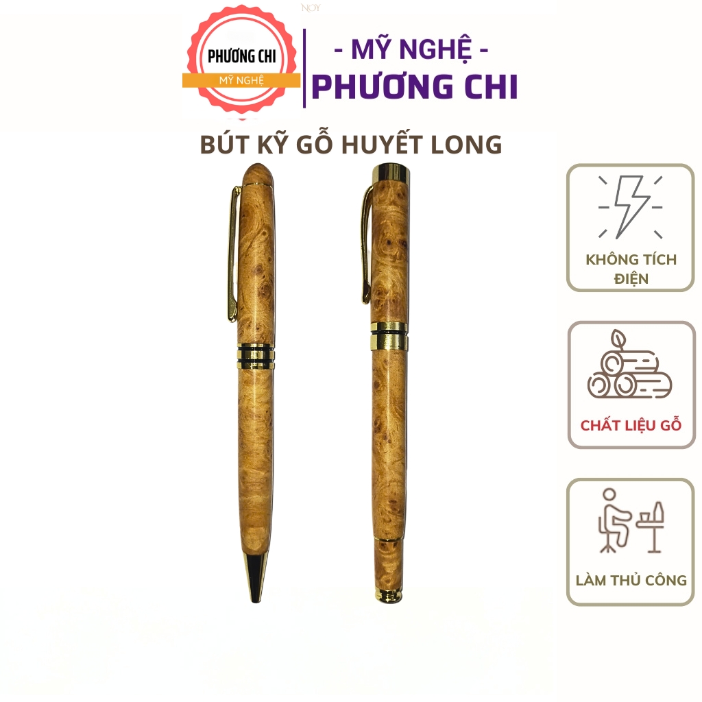 Bút gỗ huyết long quà tặng ý nghĩa mang lại may mắn và đẳng cấp riêng | mỹ nghệ phương chi