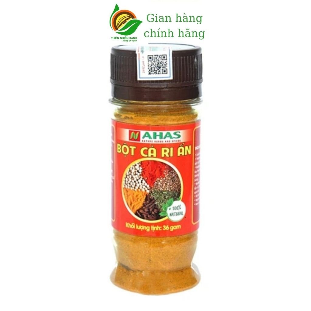 Bột cà ri Ấn Độ Nahas 36g - Thiên Nhiên Xanh