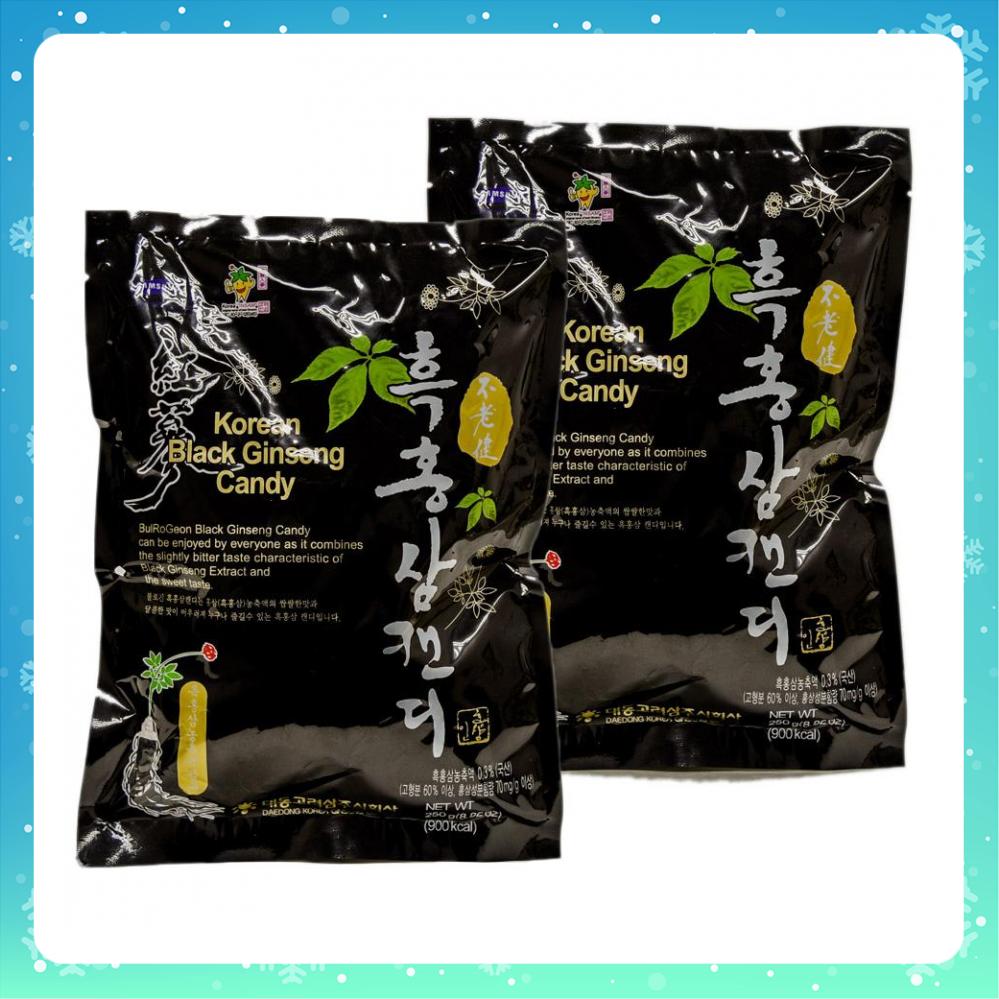 Kẹo Hắc sâm Daedong 250g ( bộ 2 gói )