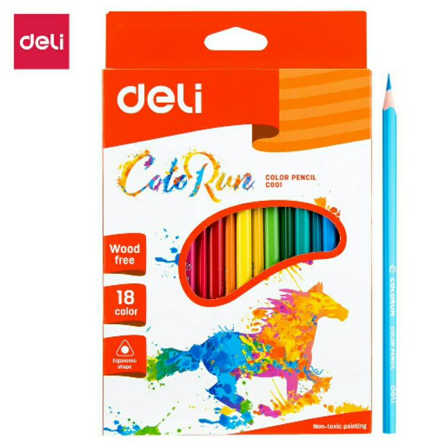 Bút chì màu cao cấp deli c001