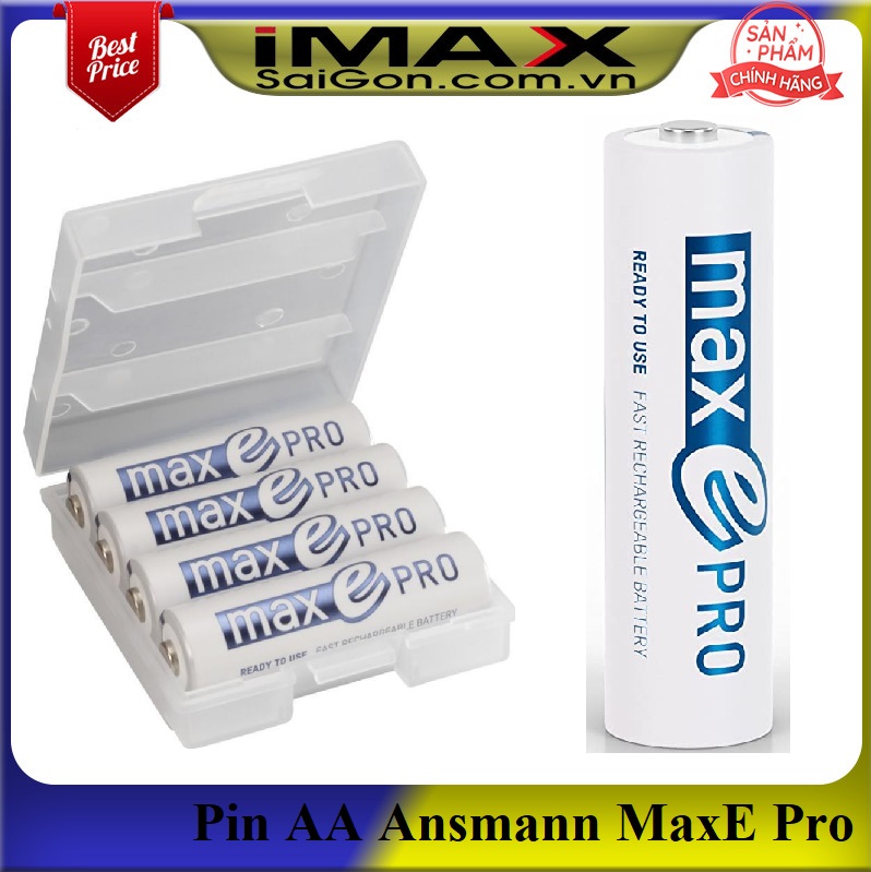 Pin sạc ansmann max e pro aa 4v 2000mah