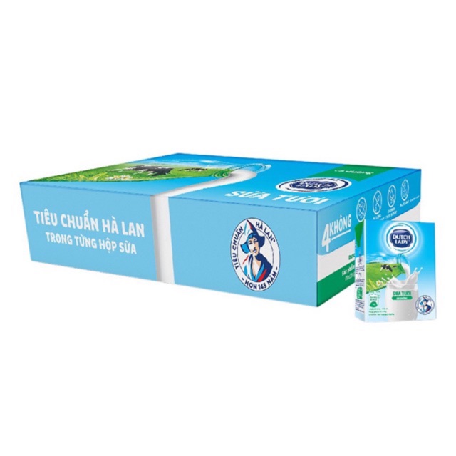 3 Hộp sữa tươi có đường tiệt trùng cô gái Hà Lan 110ml