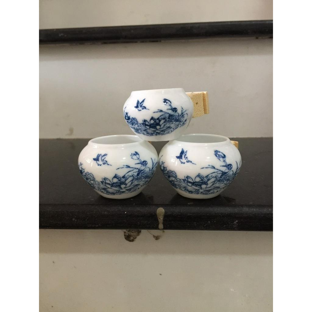 Cóng sứ chim chào mào, đã kèm tai, rẻ, đẹp