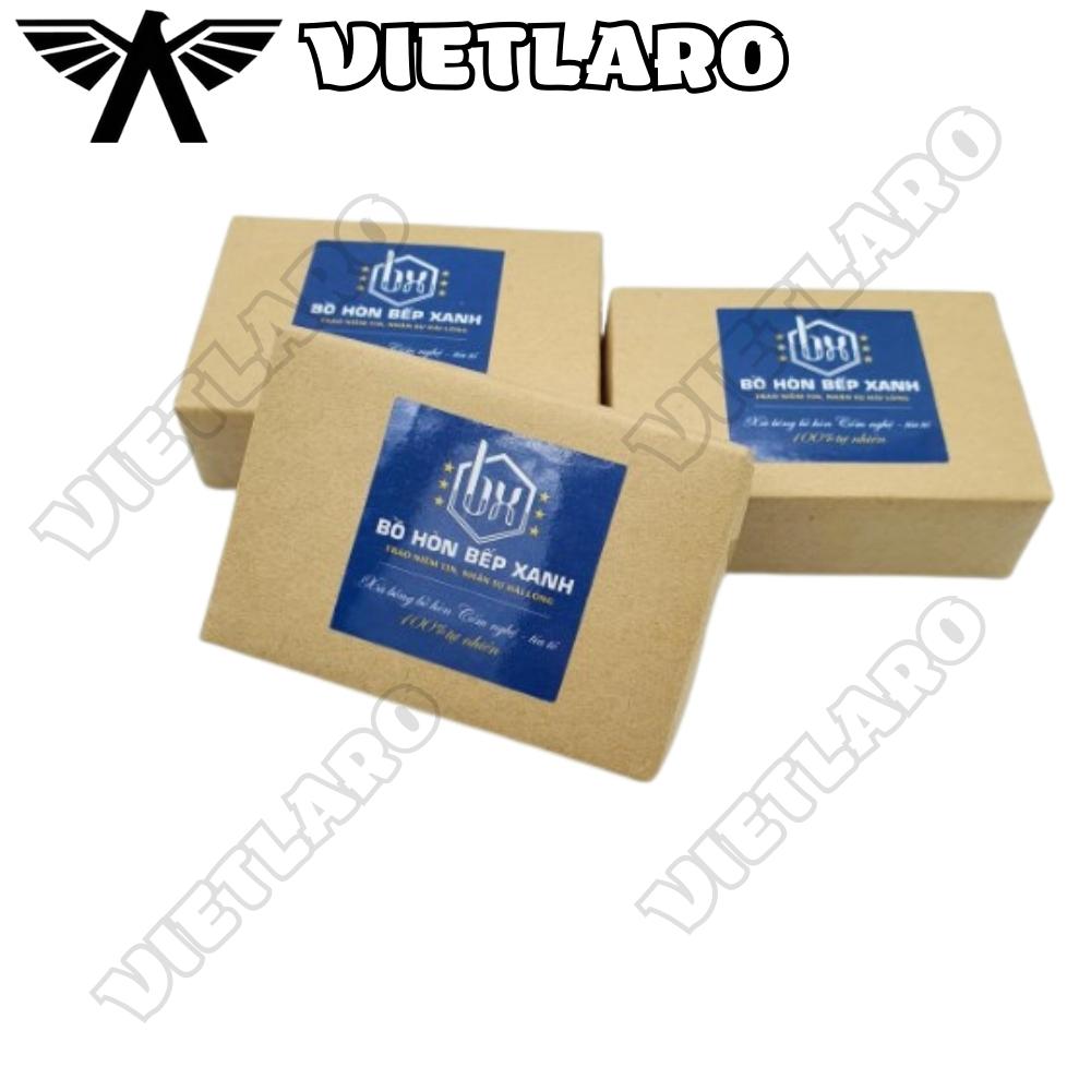 Xà bông bồ hòn Cốm Nghệ Tía Tô, giảm mụn, mờ thâm nám, dưỡng sáng da, phù hợp với da khô, mùi hương thảo, dạng bánh 120gr - Xà phòng Bồ hòn bếp xanh, dùng rửa mặt và tắm, đã được kiểm định chất lượng