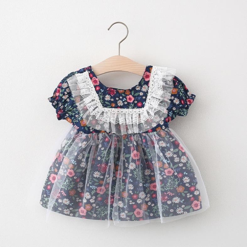 VN72 Size70-100 (4-16kg) Váy đầm cho bé gái 1 tuổi đến 3 tuổi Quần áo trẻ Em hàng Quảng Châu