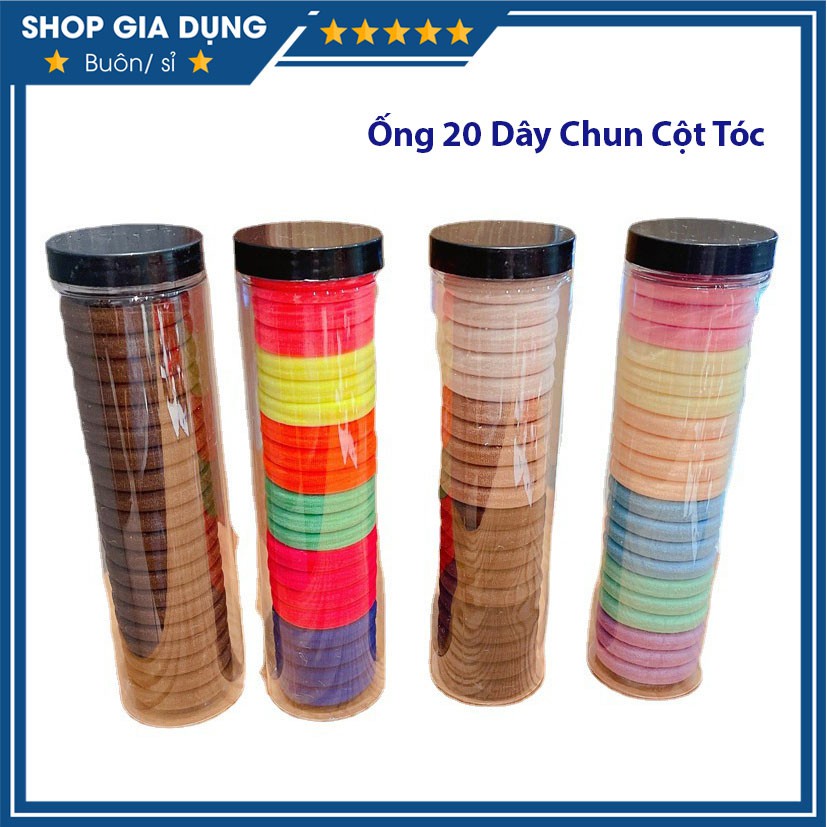 Combo 20 Dây Chun Buộc Tóc Nữ Phong Cách Hàn Quốc Siêu Kute