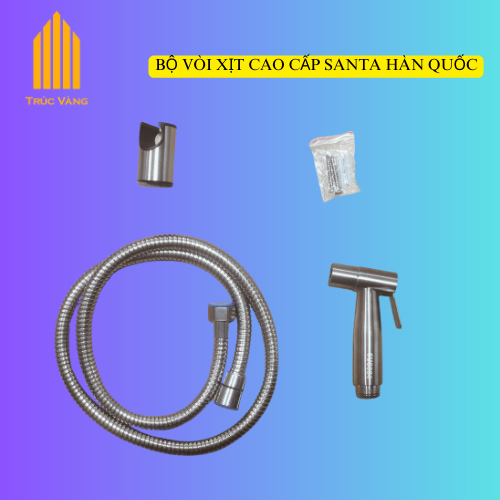 Vòi xịt vệ sinh chất liệu 100% inox 304
