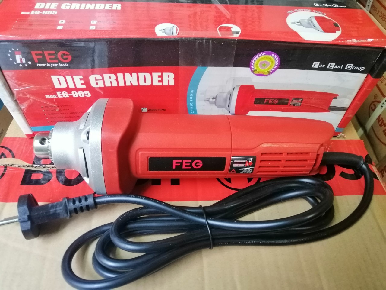 Máy mài khuôn 6li feg eg-905 đầu cặp